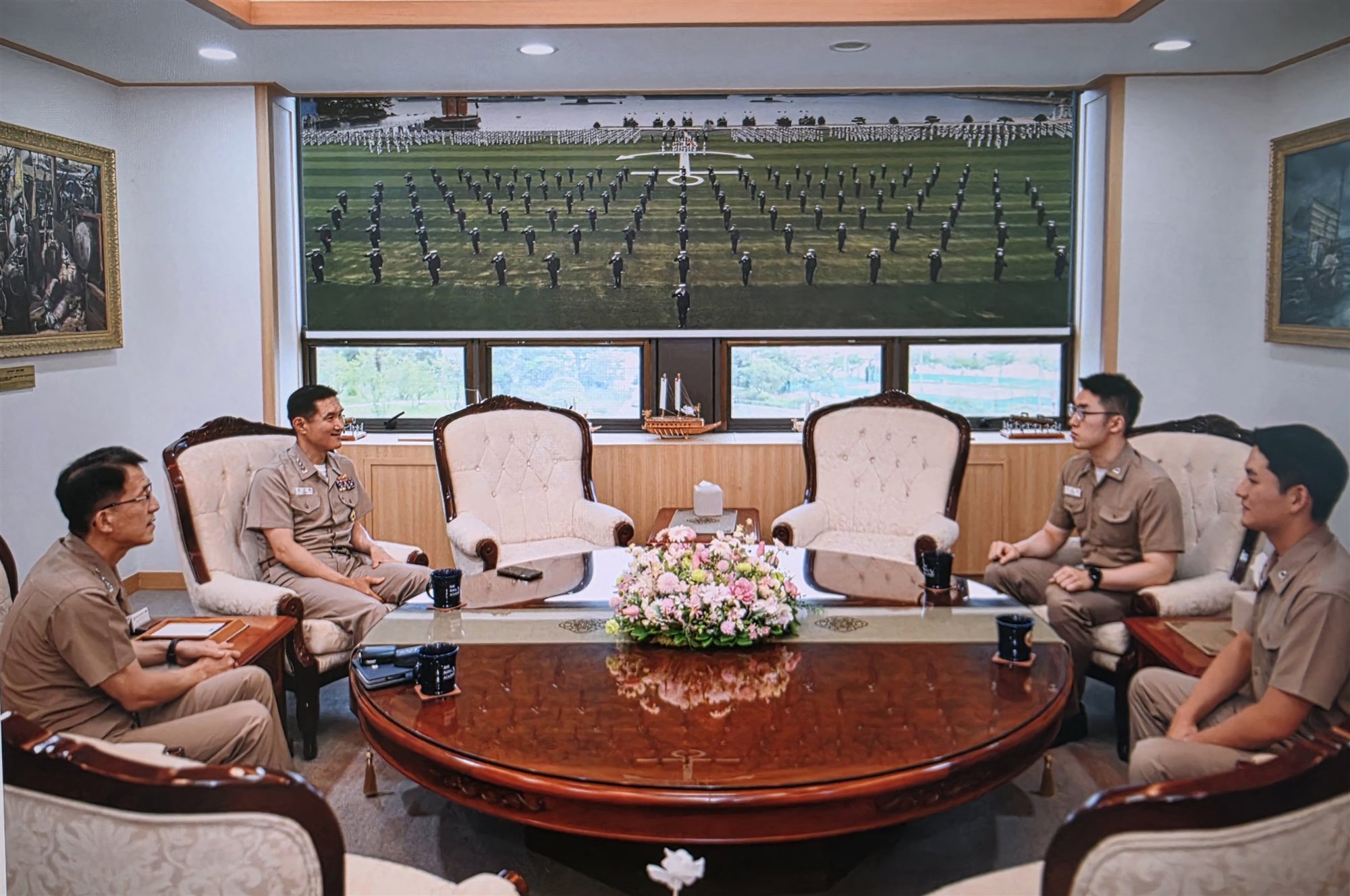 Meeting with the Superintendent of the Republic of Korea Naval Academy